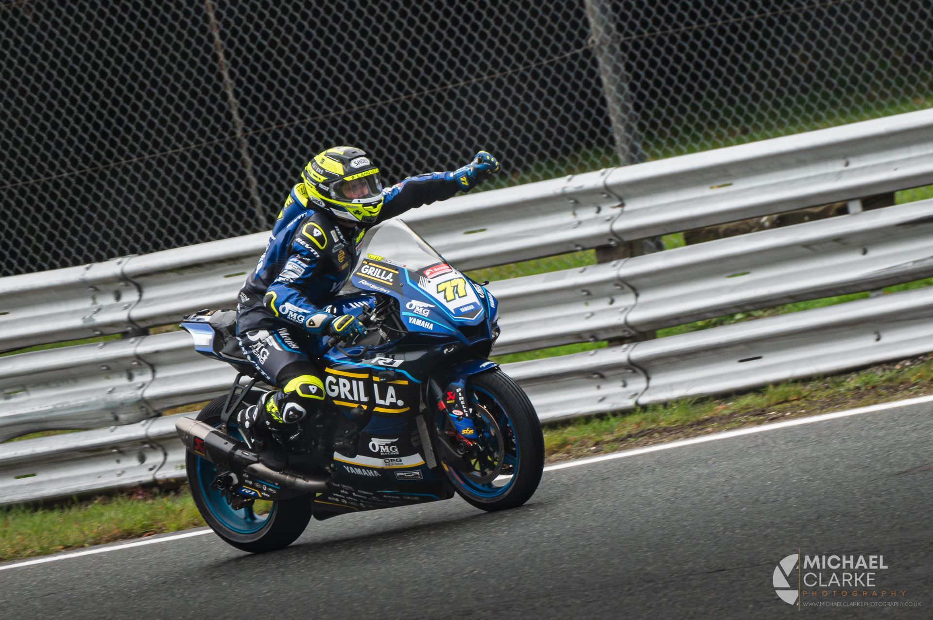 BSB rider Kyle Ryde at Oulton Park