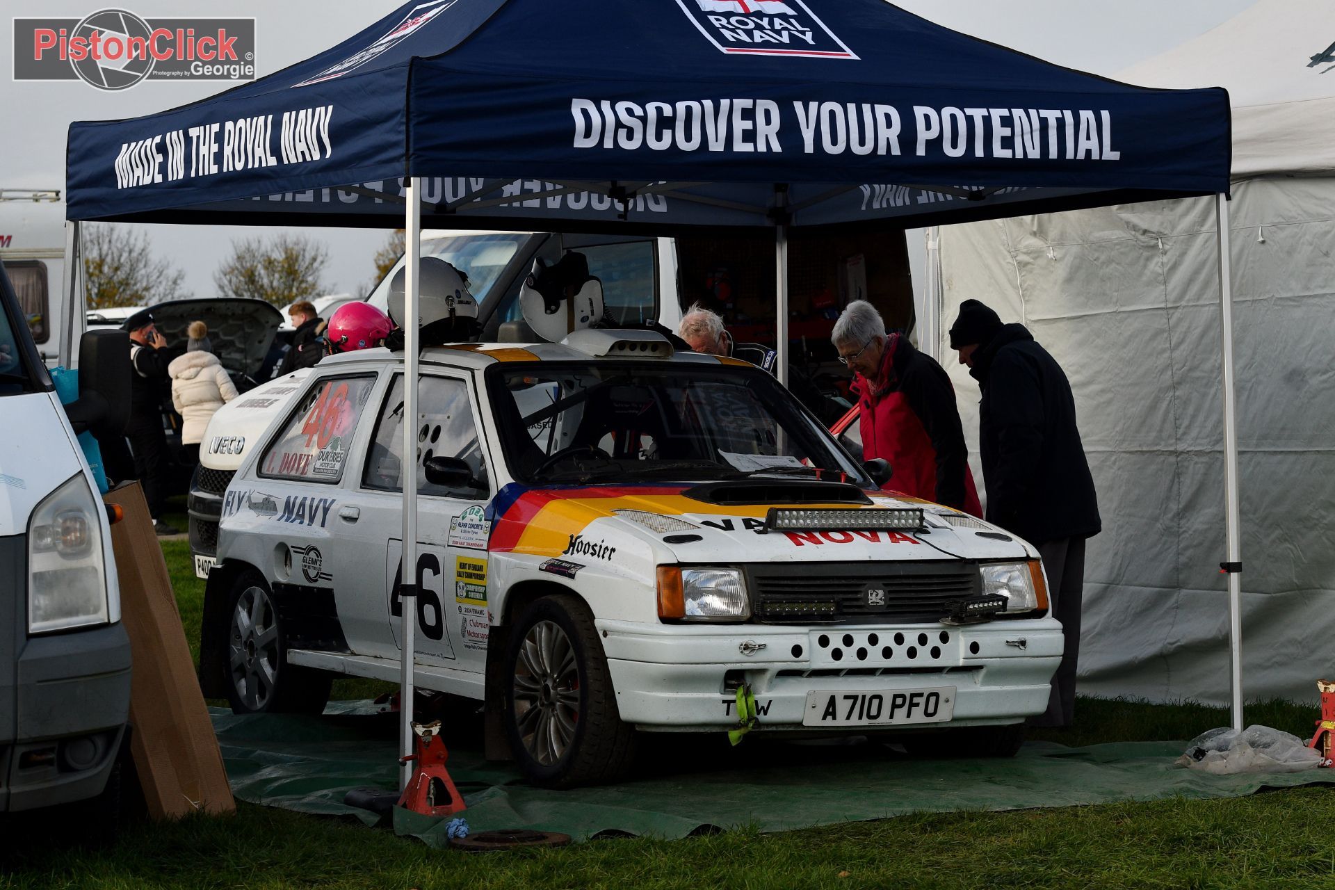 Rallying at Cadwell Rally Stages
