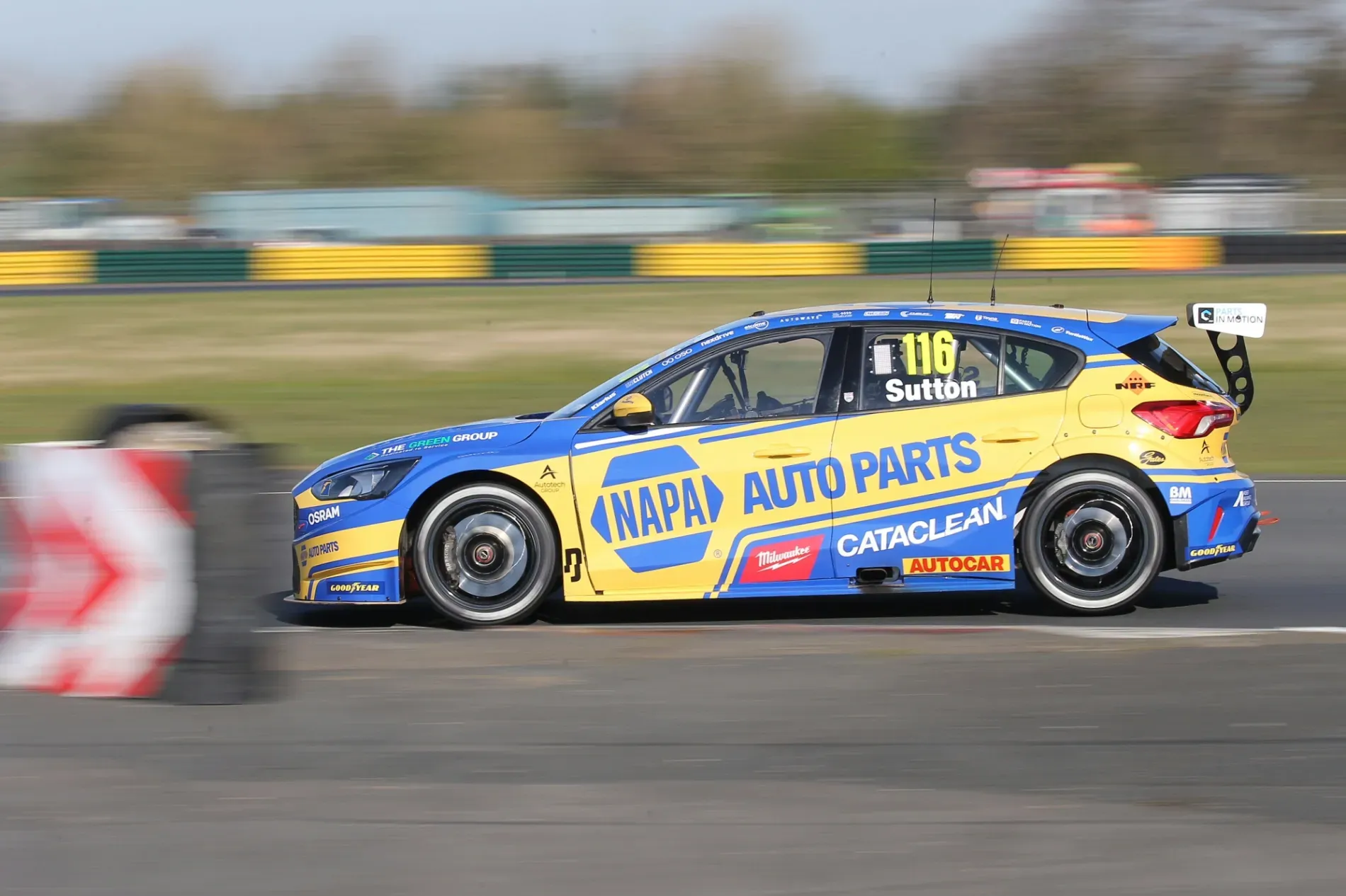 BTCC testing at Croft 2025