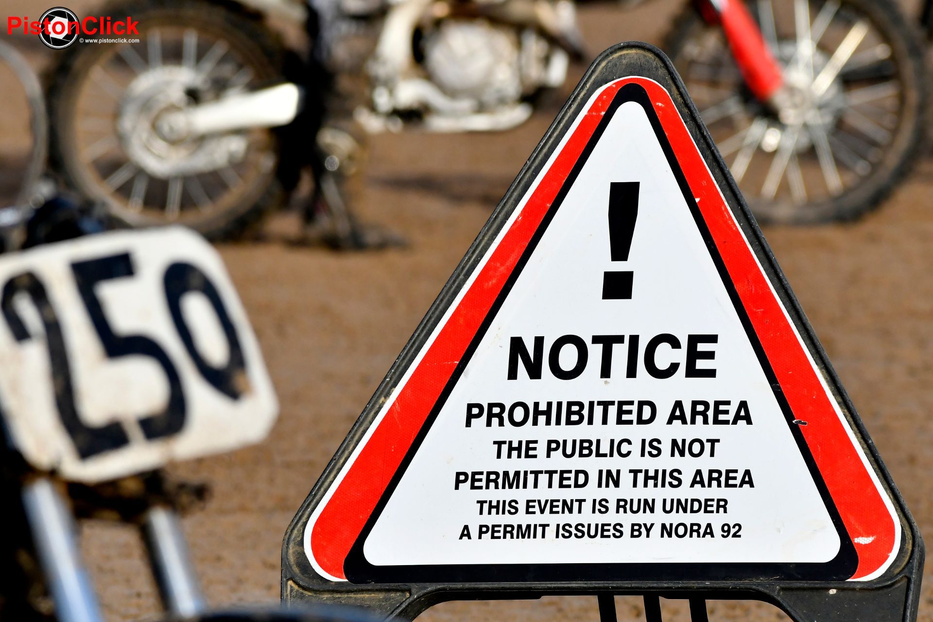 Mablethorpe Motorcycle Sand Racing paddock