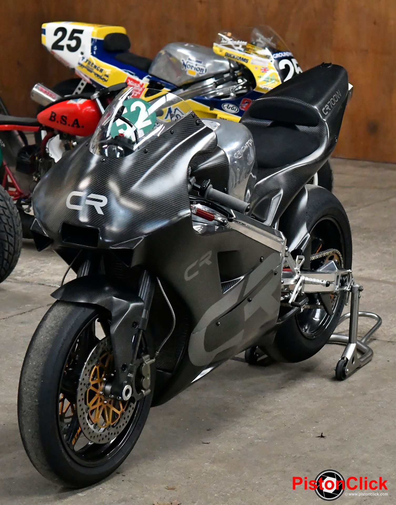 Trevor Nation and Brian Crighton Norton CR700W