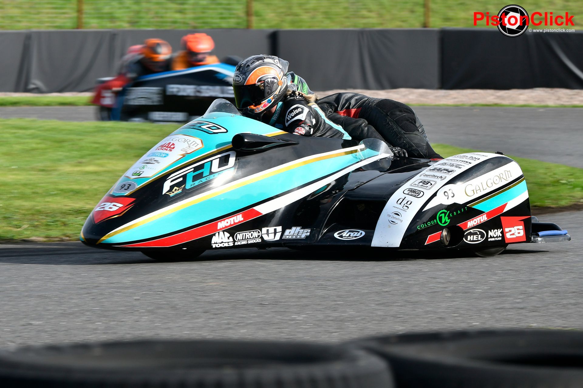 Sidecar Club racing at Darley Moor