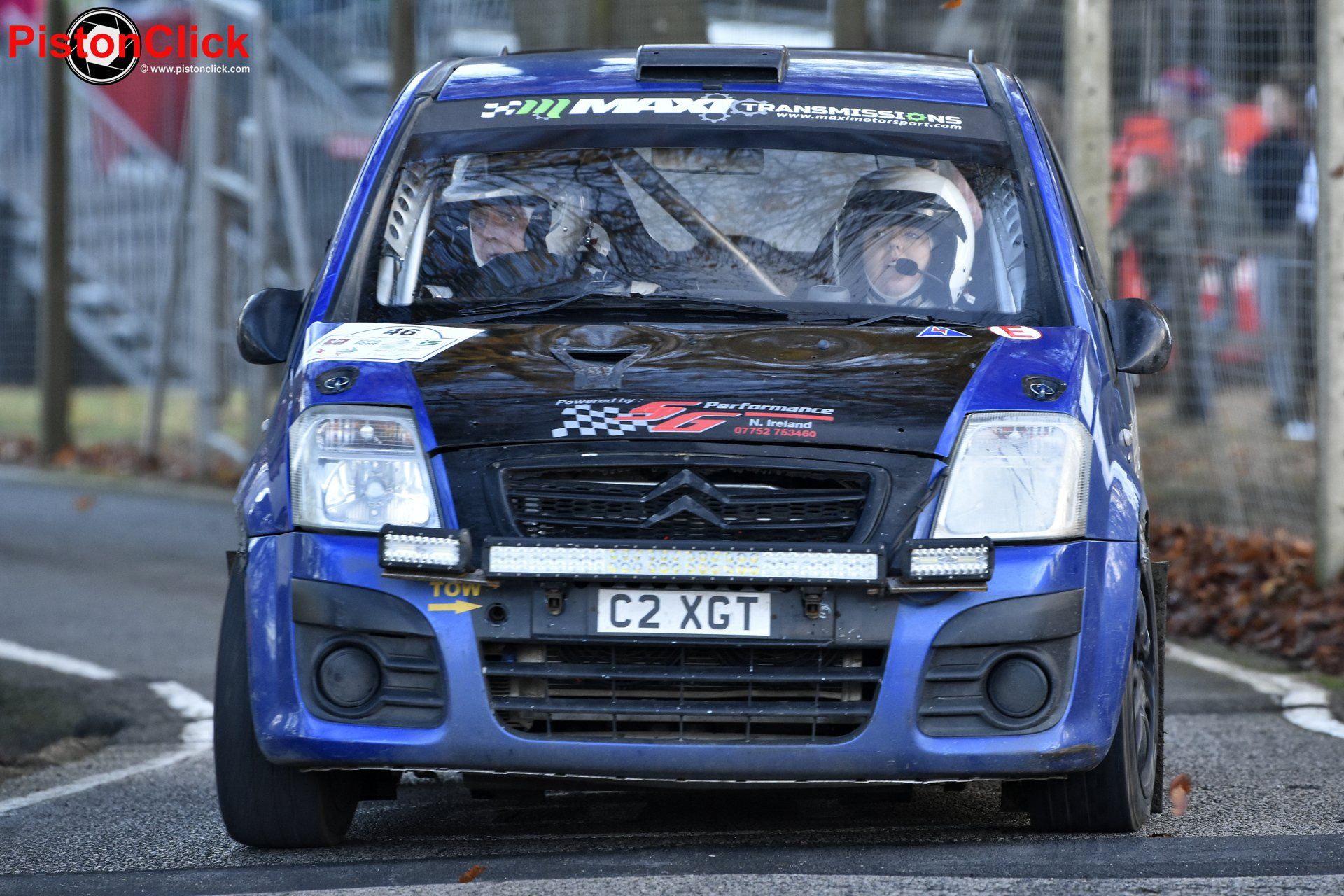 Rally cars at the North Humberside Stage Rally