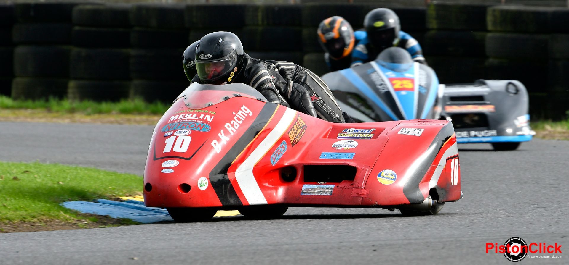 Sidecar Club racing at Darley Moor
