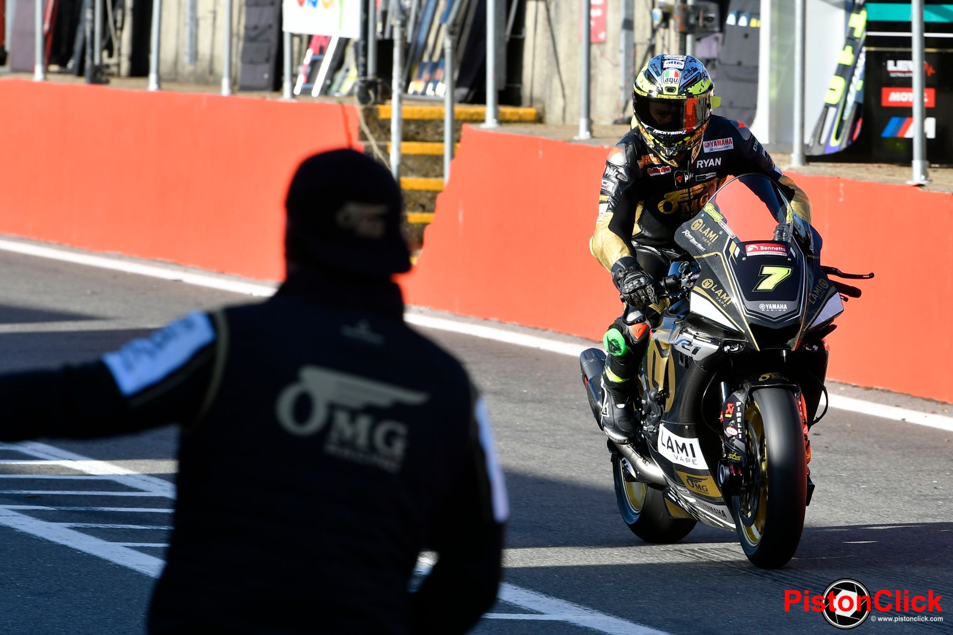 British Superbike Brands Hatch pits