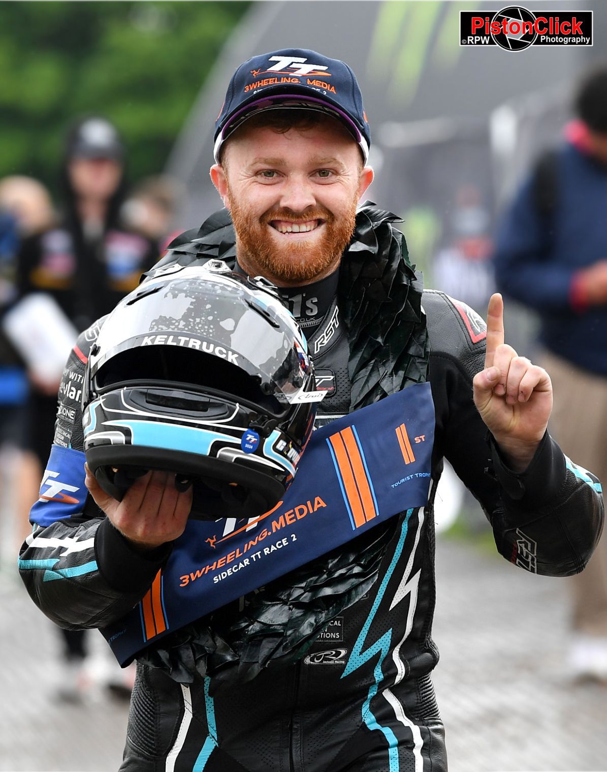 Ryan and Callum Crowe at the IoM TT 2024