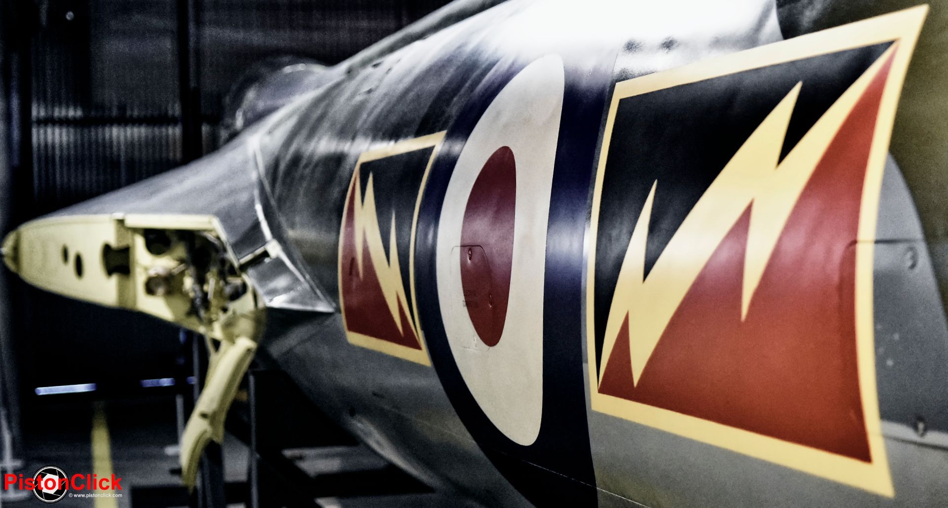 Hunter aircraft at the Brooklands Museum