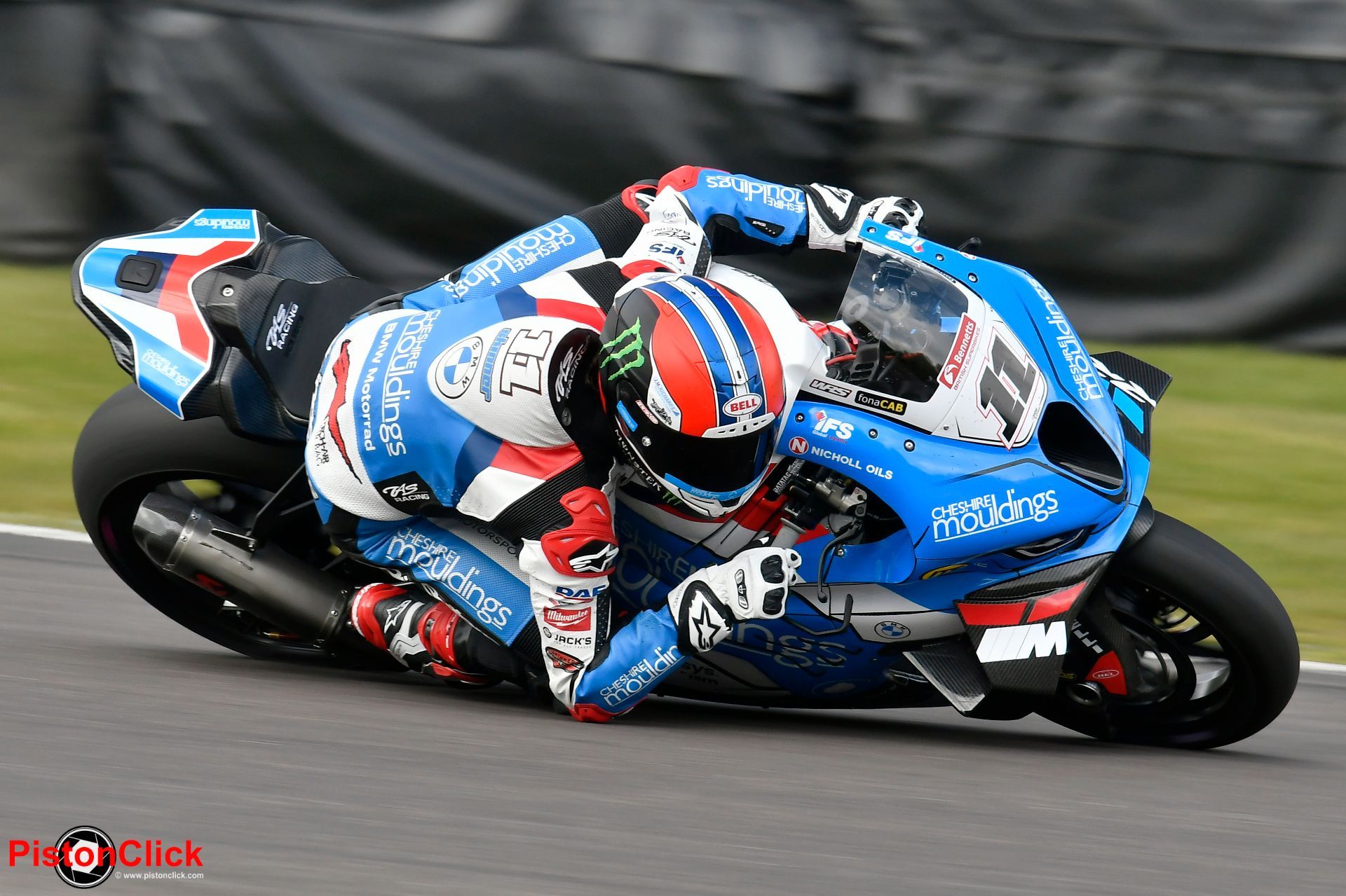 Rory Skinner racing the Cheshire Mouldings BMW Motorrad BMW M 1000 RR at Oulton Park