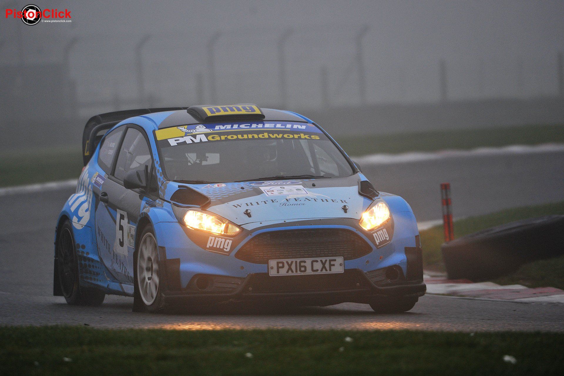 Rally cars at the North Humberside Stage Rally