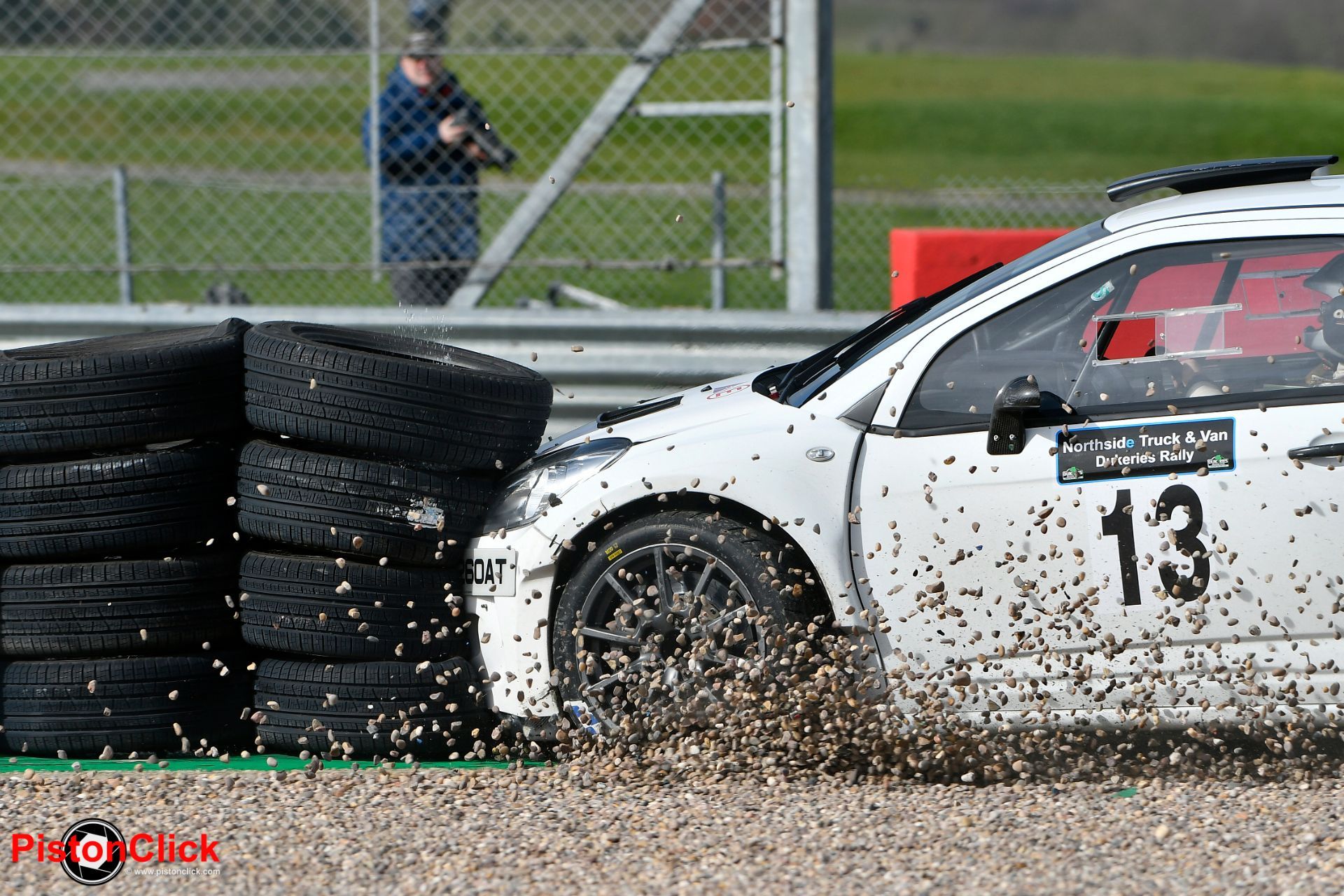 Photographing the Circuit Rally Championship from Donington Park