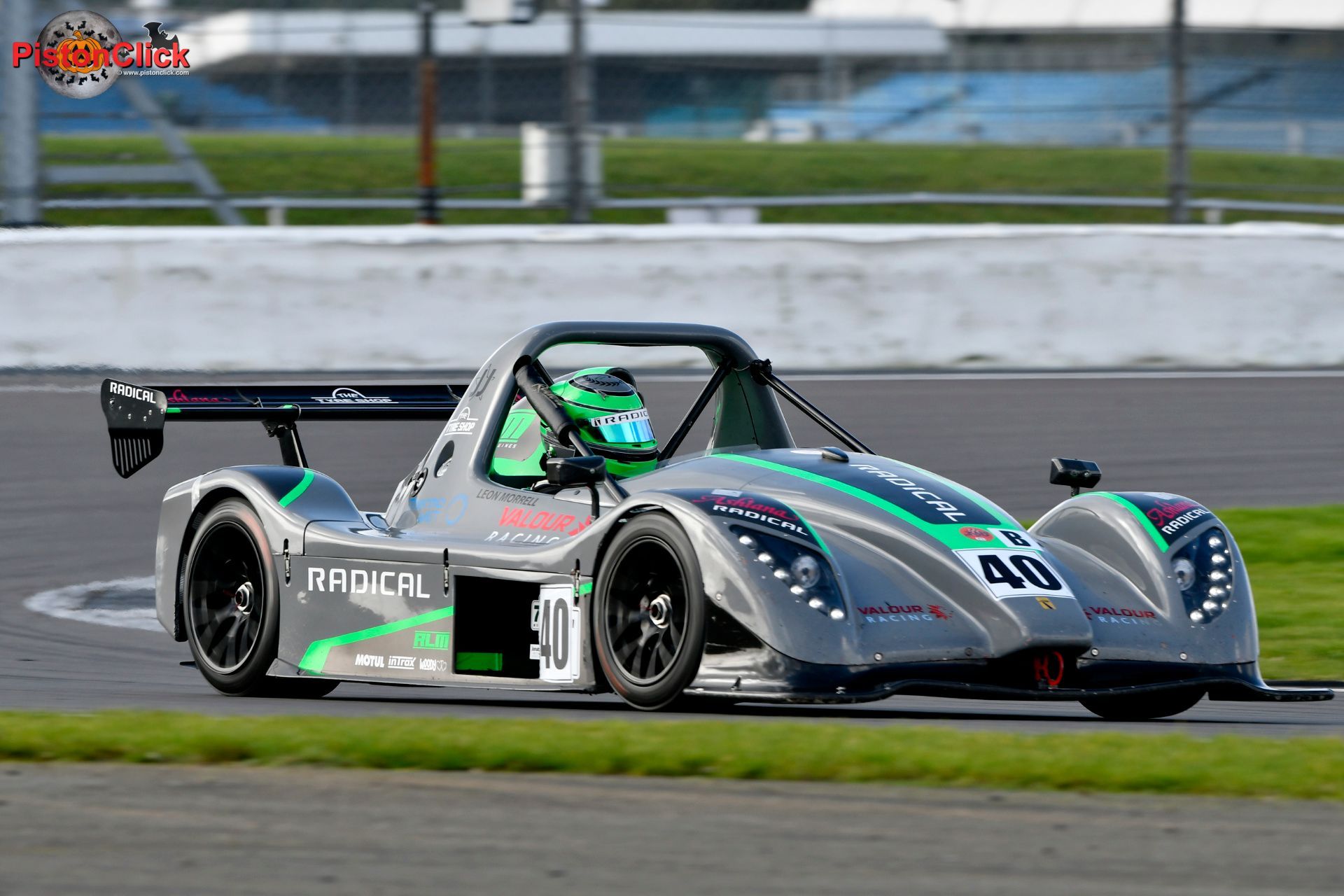 Radicals race cars at the Birkett Relay race at Silverstone