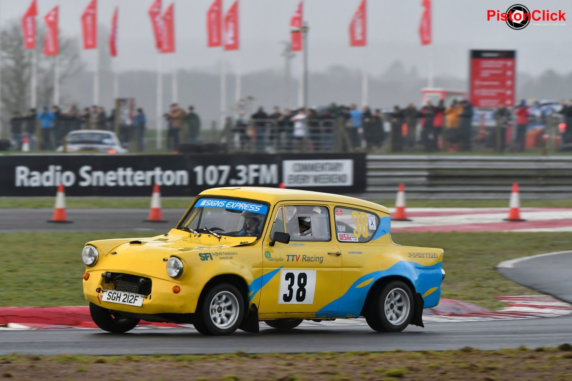 Ford popular at Nelson corner Snetterton Stage Rally