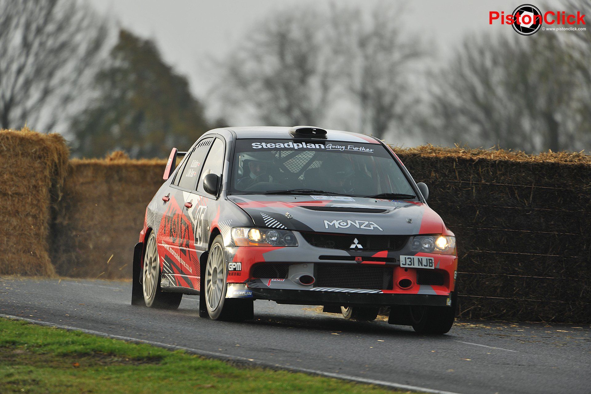 Rally cars at the North Humberside Stage Rally