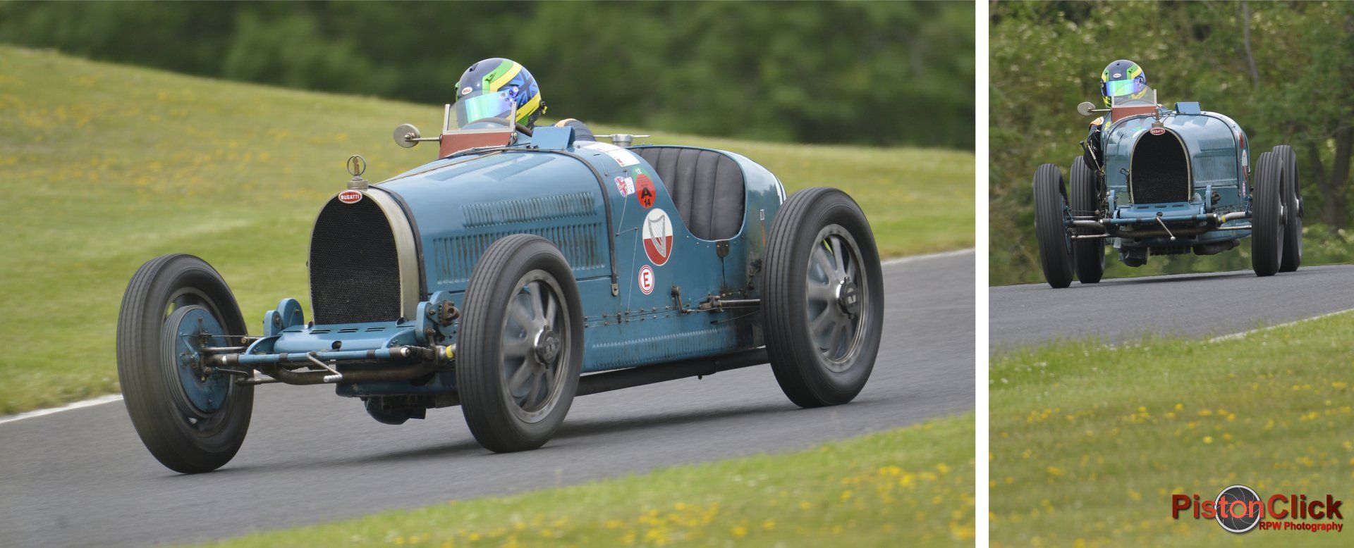 Alex Ames in the Bugatti T35C