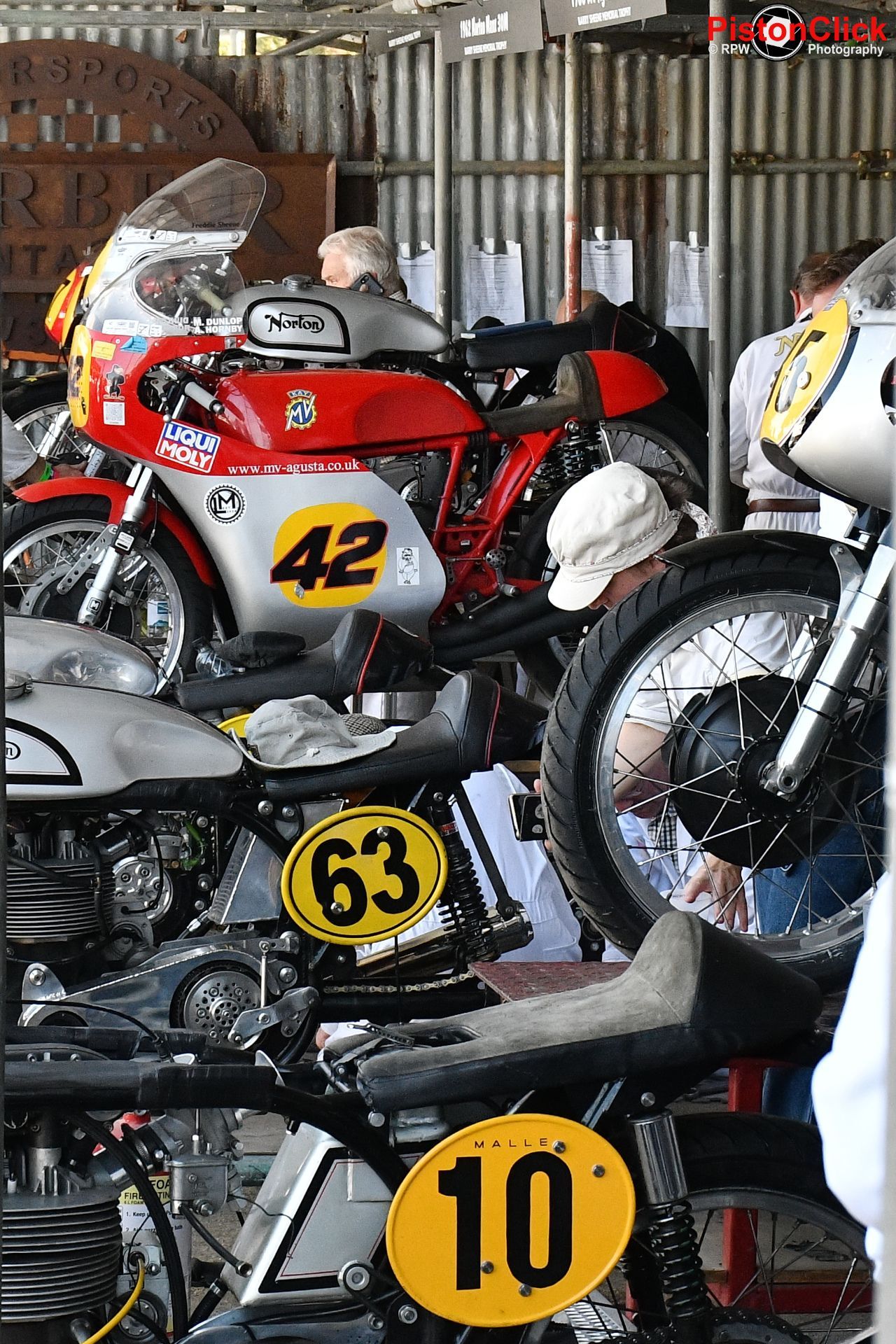 Goodwood revival paddock