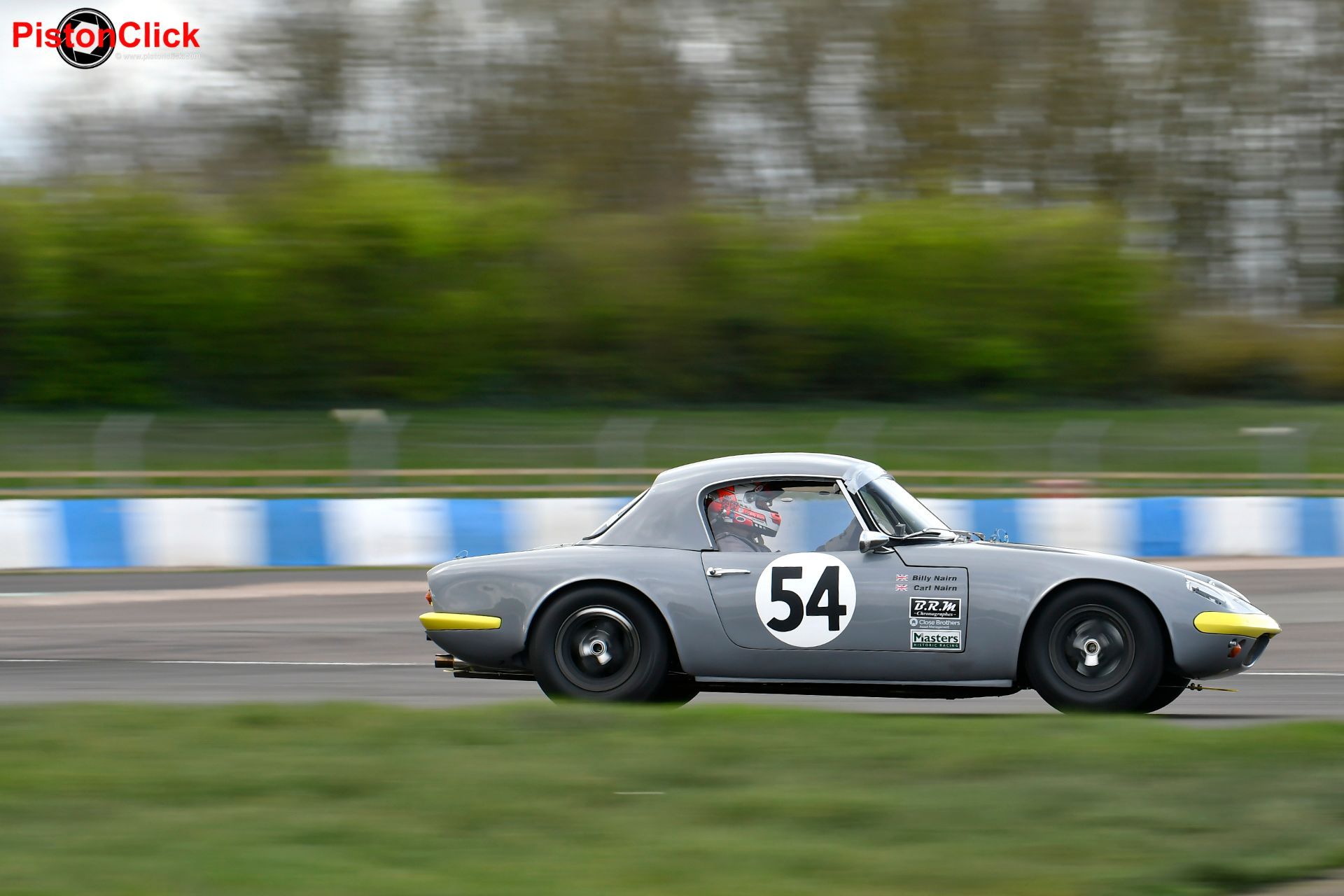 Lotus at the historic masters racing test day
