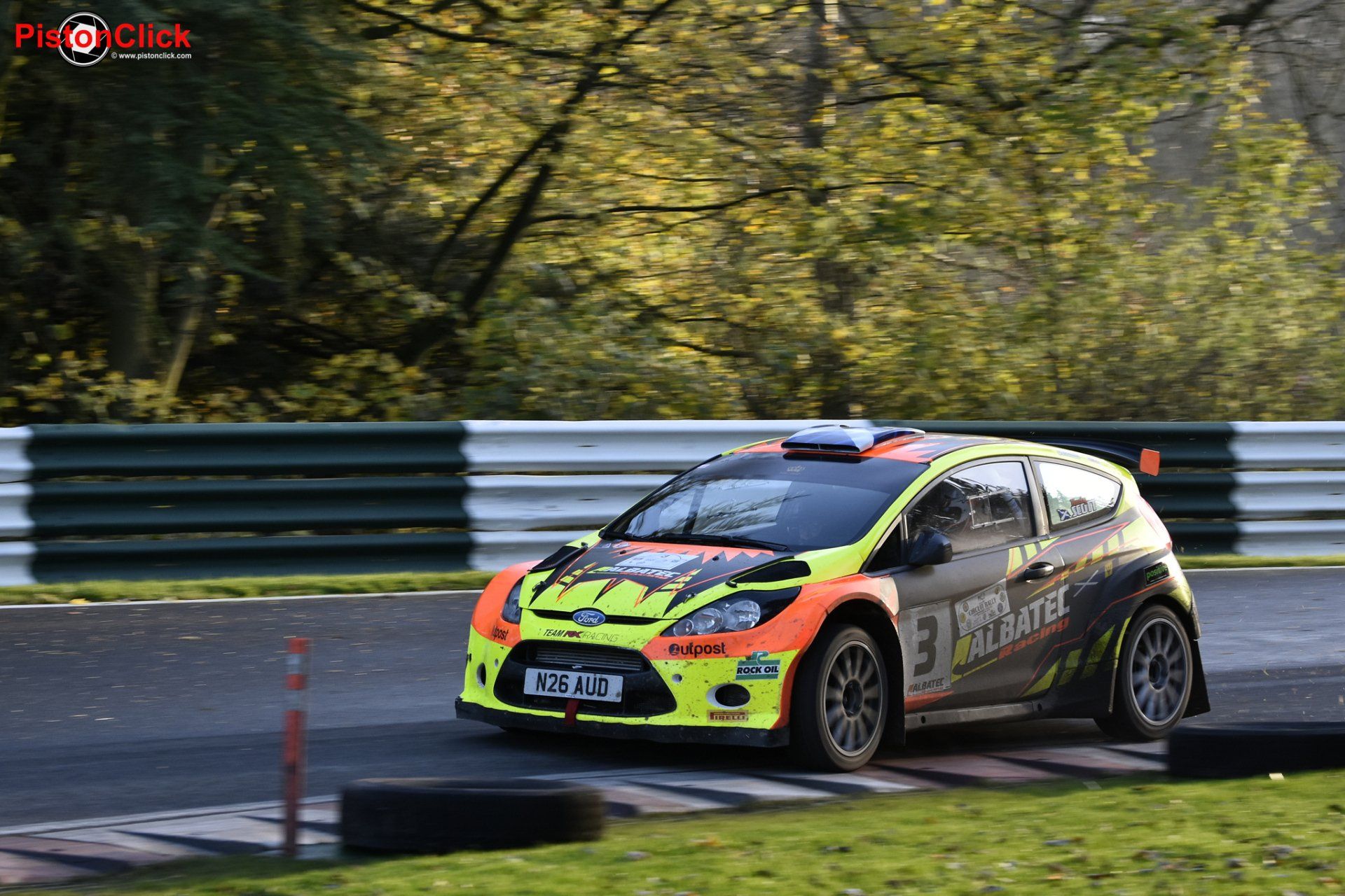 Rally cars at the North Humberside Stage Rally