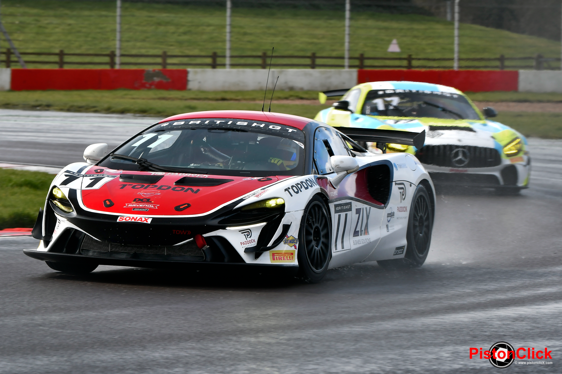 Taking photos at Donington Park GT Media day