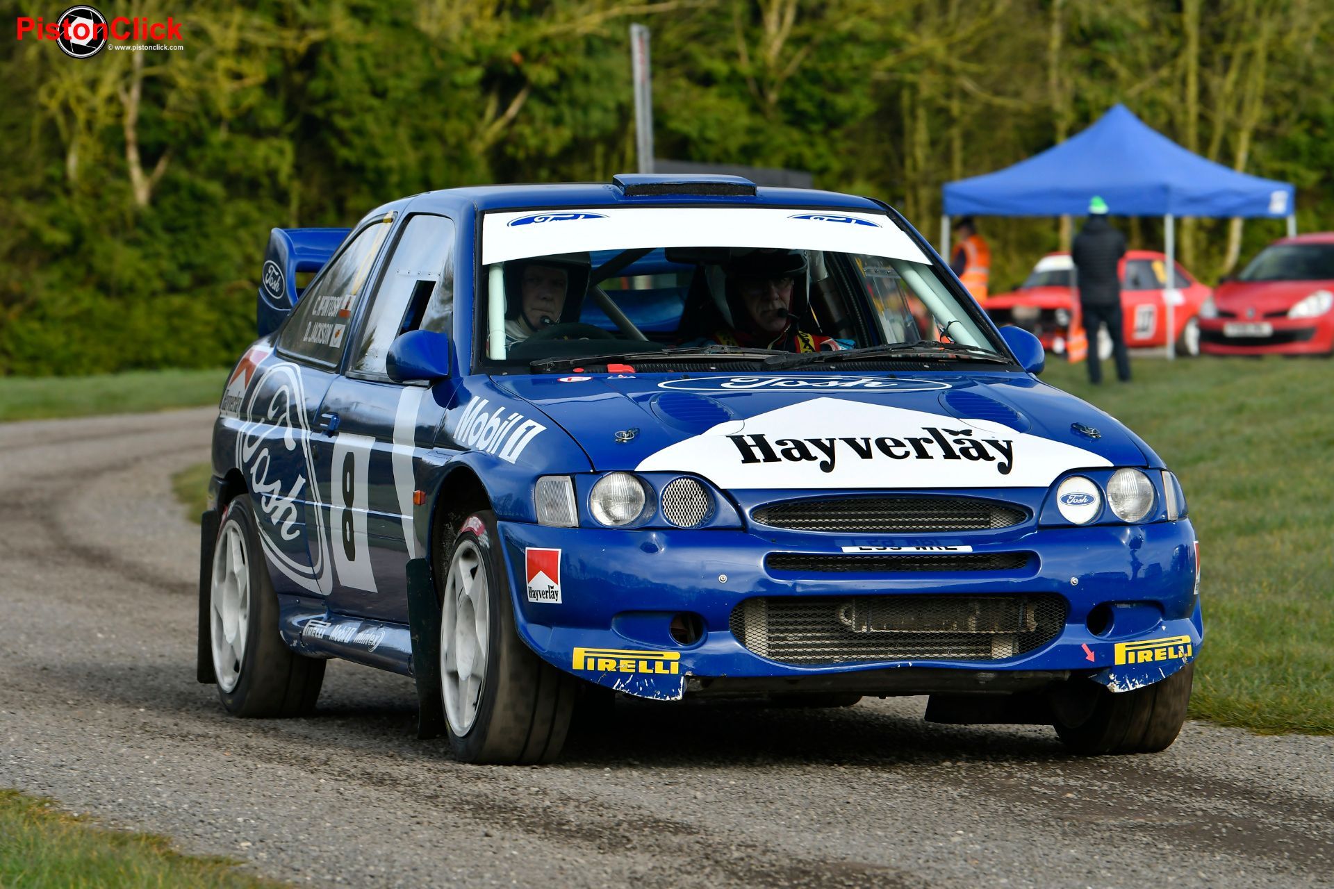 Ford Escort Cosworth of Craig McIntosh and David Jackson at the Alan Healy Memorial Rally Cadwell Park