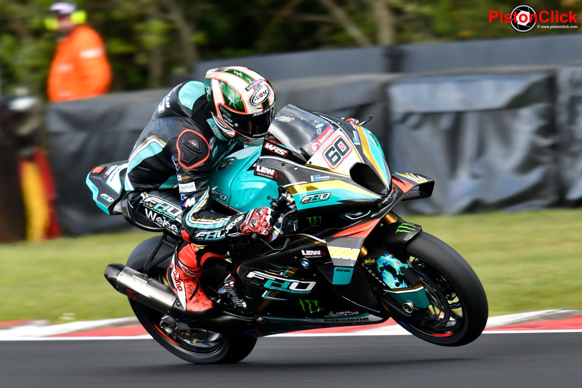 Peter Hickman on the BMW M 1000 RR FHO Racing BMW Motorrad Team