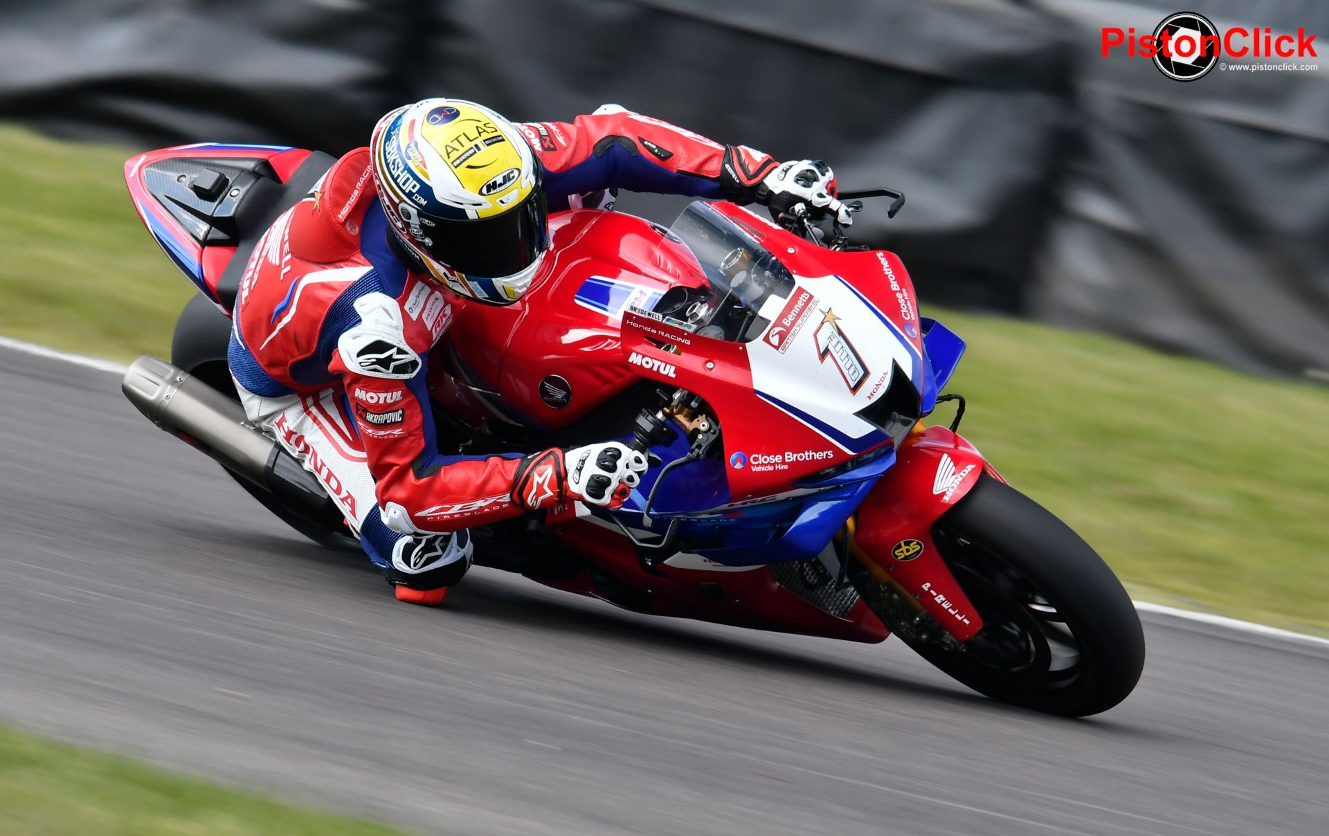 British Super Bikes Tommy Bridewell on the Honda UK CBR1000RR-R Fireblade SP