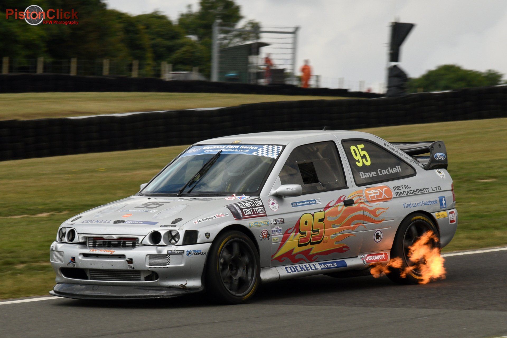 Modified Fords racing at Cadwell Park