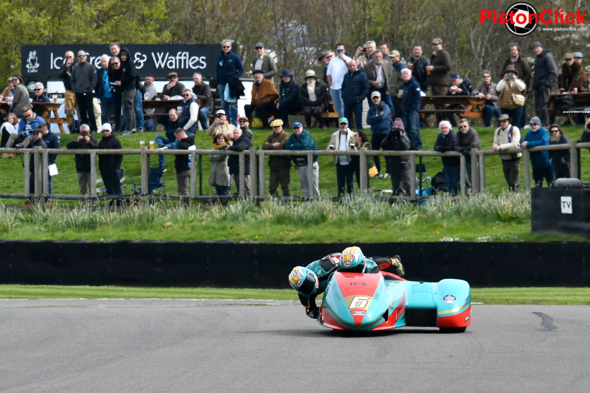 Todd Ellis and Emmanuelle Clement on the LCR-Yamaha YZF-R6