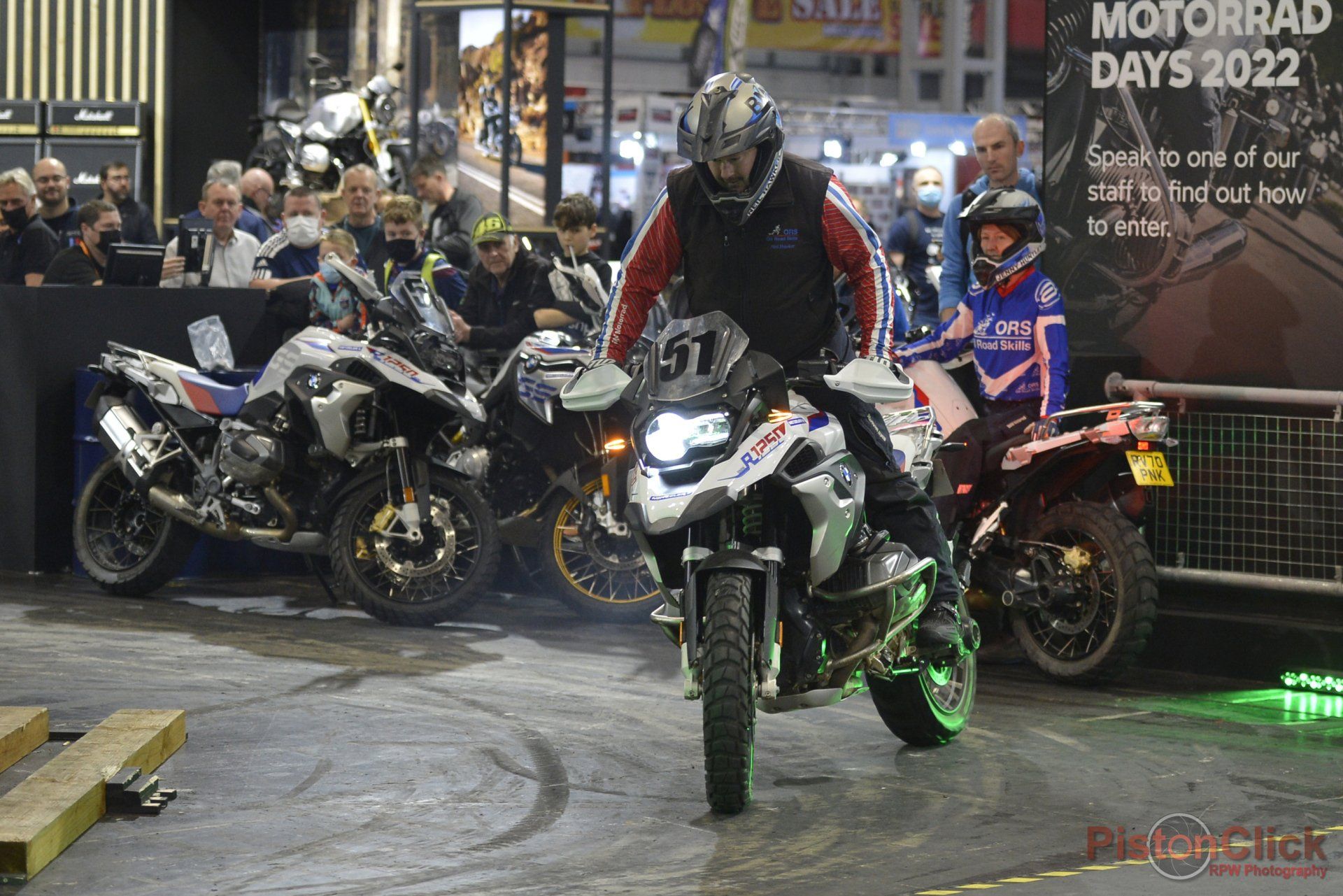 BMW GS Neil Hawker and Jenny Huntley