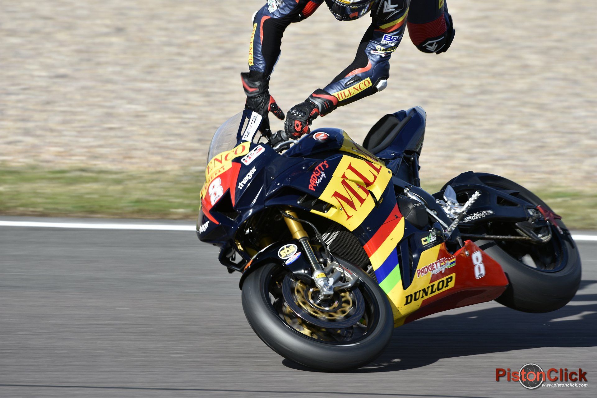Lewis Rollo crash at Donington Park
