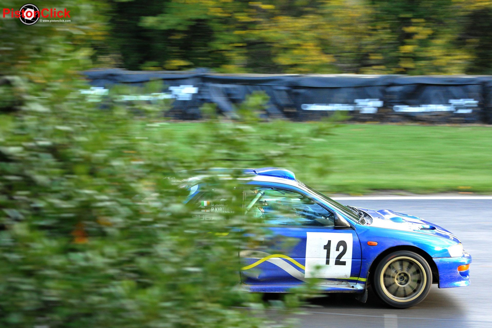 Rally cars at the North Humberside Stage Rally