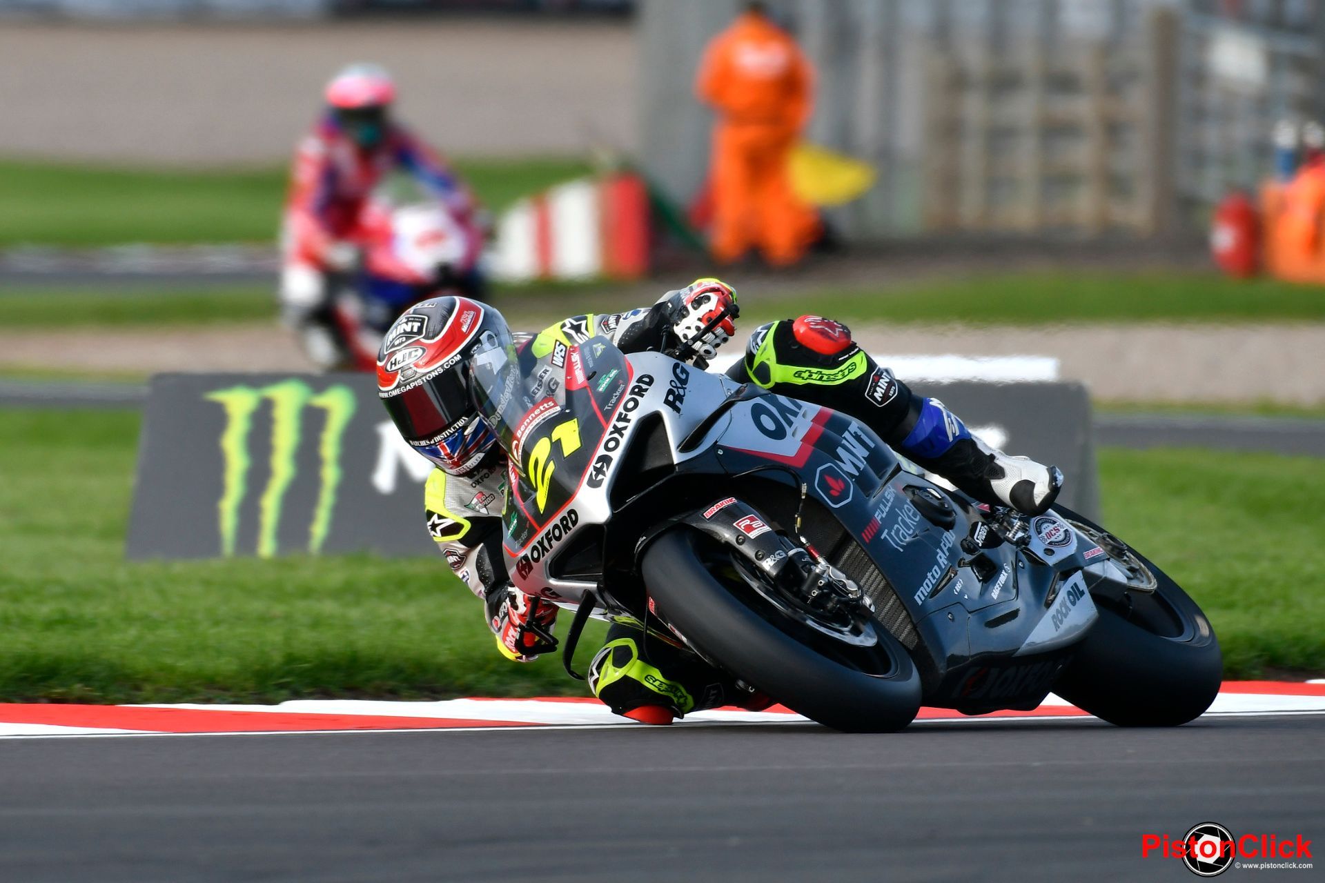 Christian Iddon racing at Donington Park