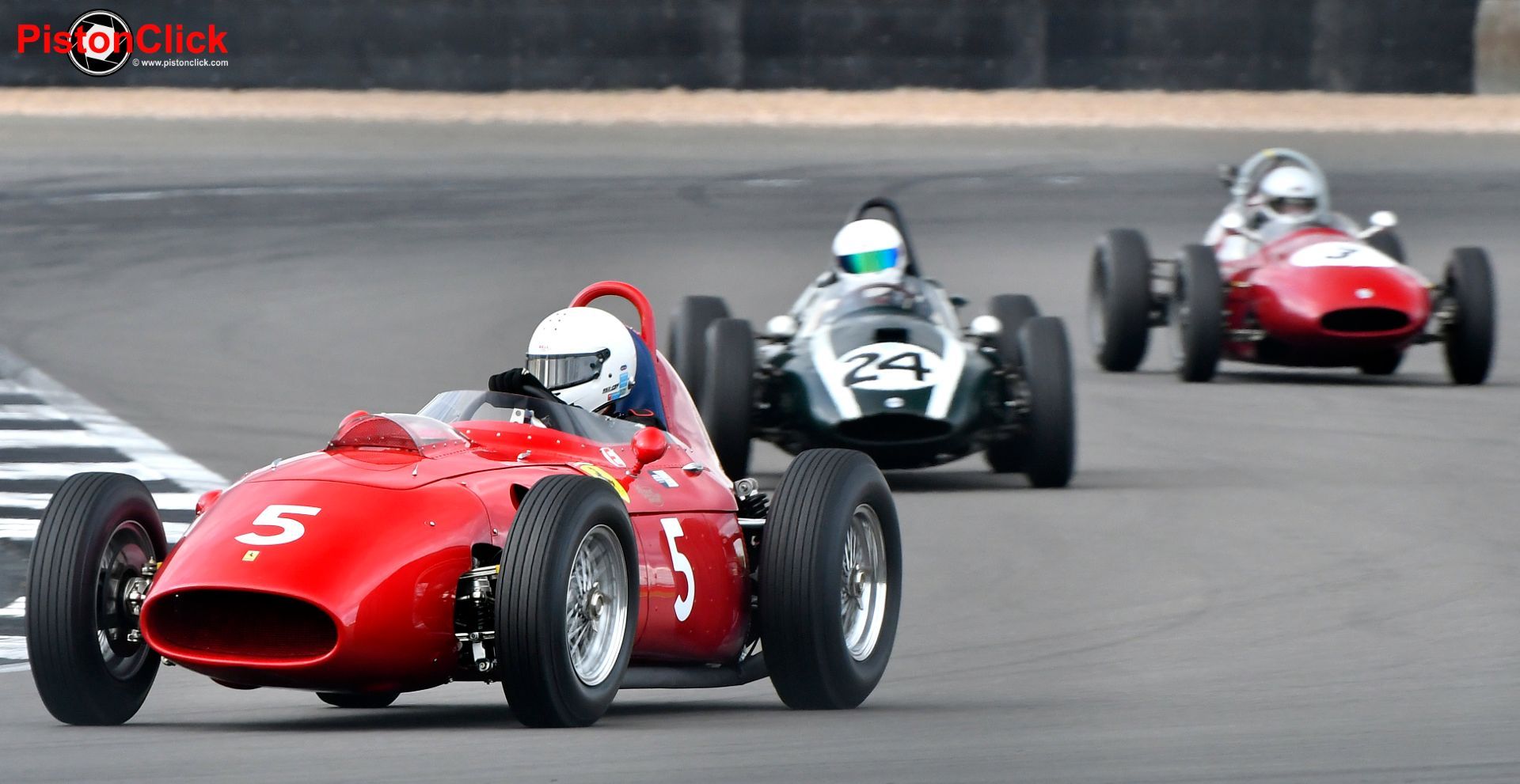 Grand Prix cars at the The Silverstone Festival