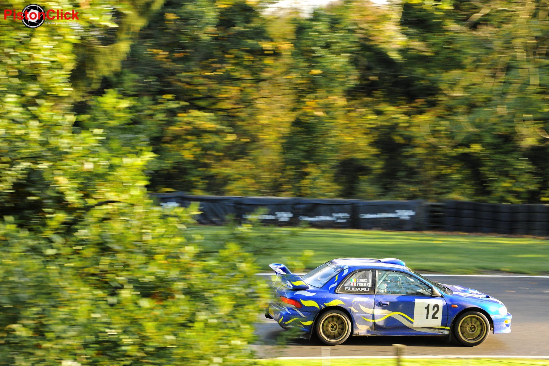 Rally cars at the North Humberside Stage Rally