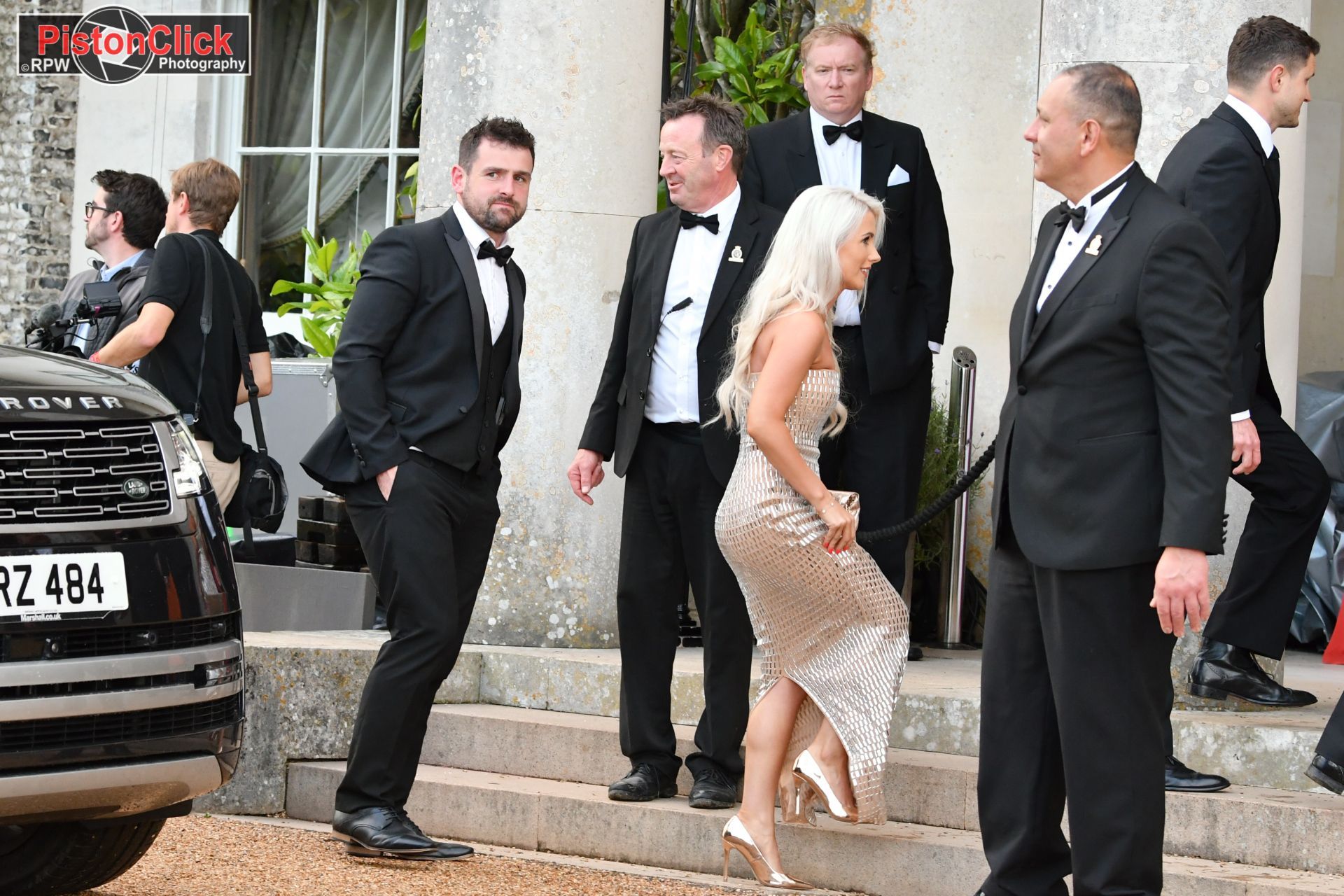 Michael Dunlop at the Goodwood Festival of Speed being presented as the most successful rider in Isle of Man TT history.