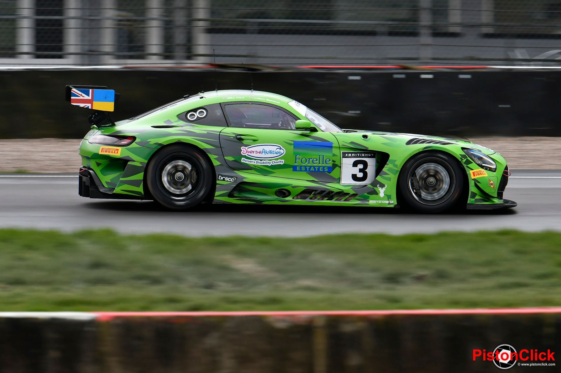 Taking photos at Donington Park GT Media day