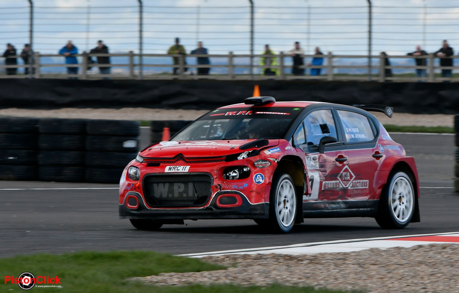 Michael Igoe in the Citroe C3 Rally at the Dukeries Rally 2024 Donington Park