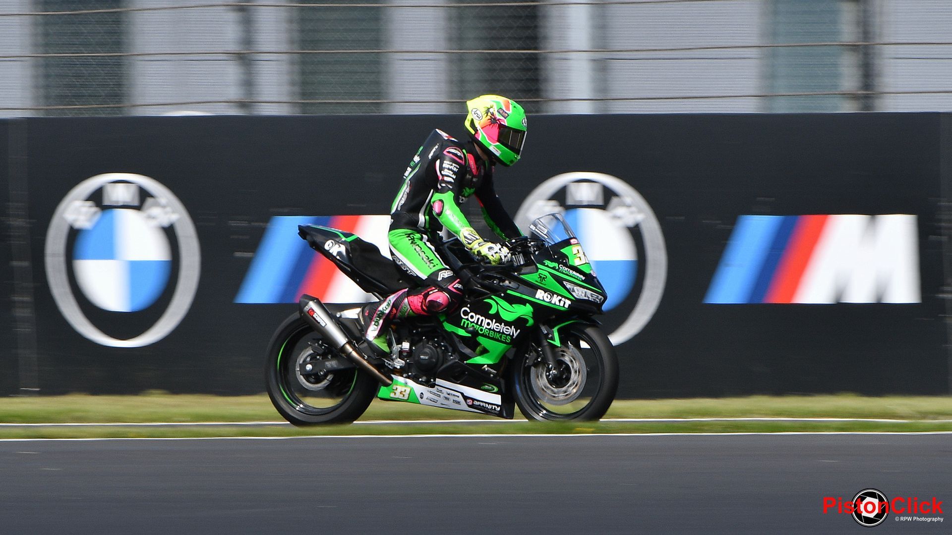 Adam Brown racing at Donington Park
