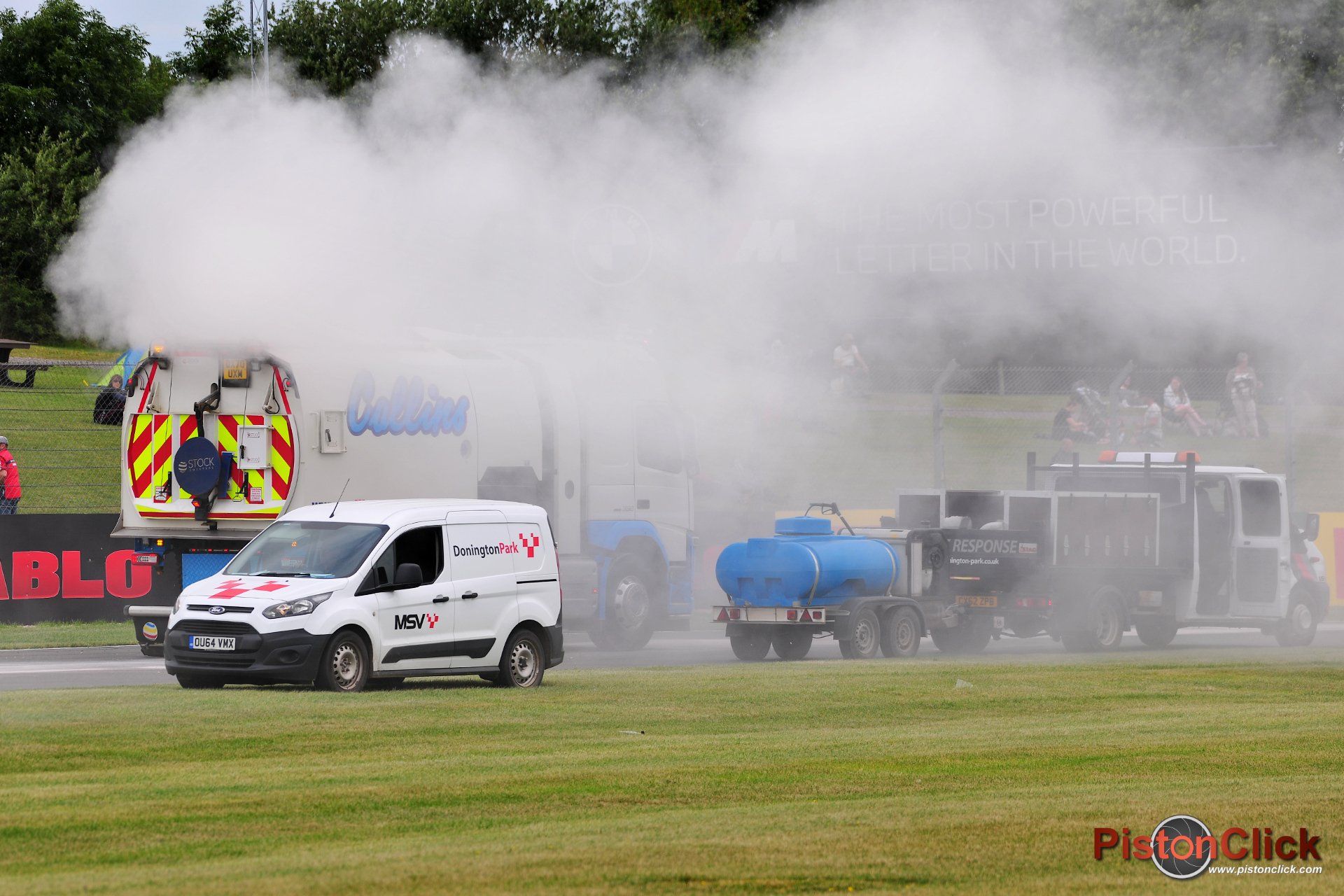 British Superbikes Donington Park crash