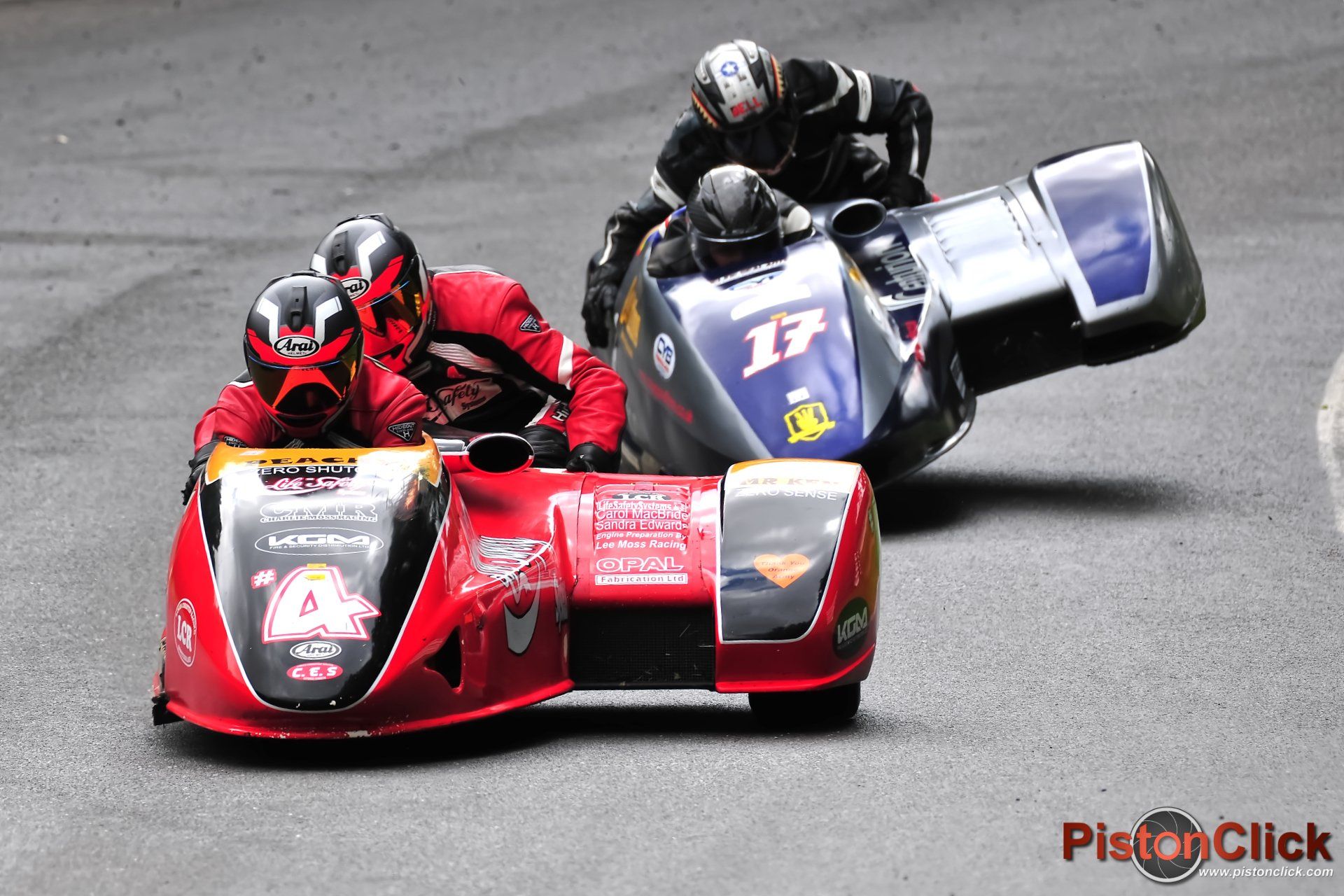 Clarke and Ensor Sidecar Revival Cadwell Park