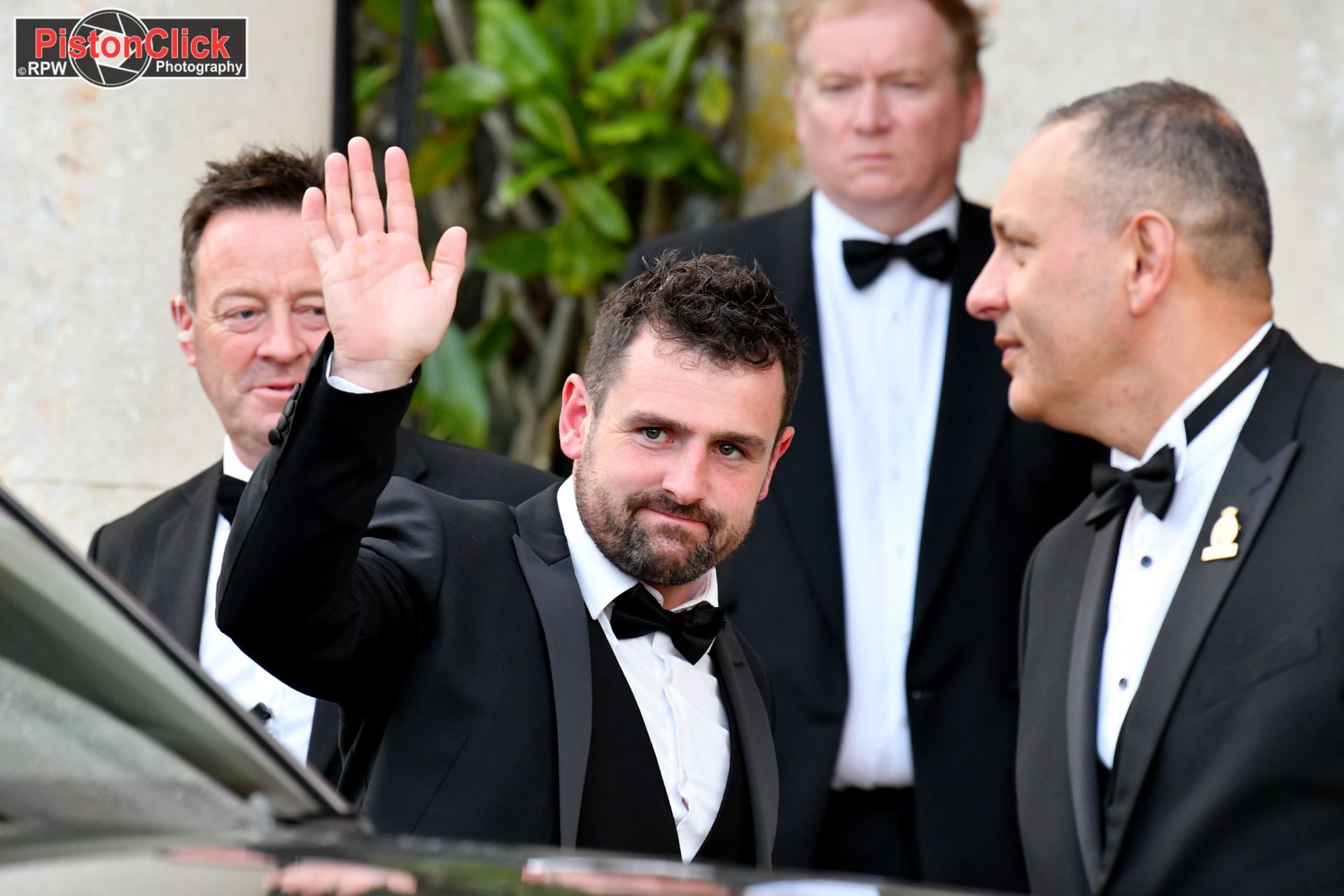 Michael Dunlop at the Goodwood Festival of Speed being presented as the most successful rider in Isle of Man TT history.