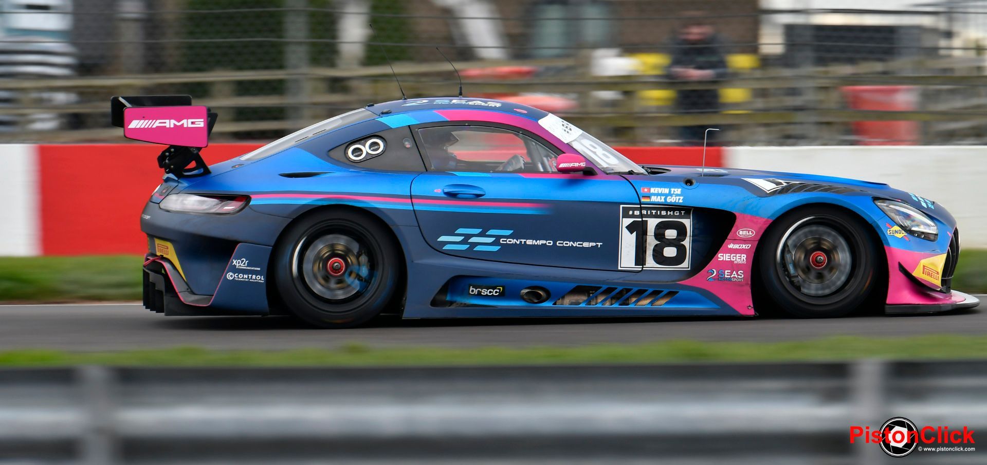 2 Seas Motorsport Mercedes-AMG at Donington Park