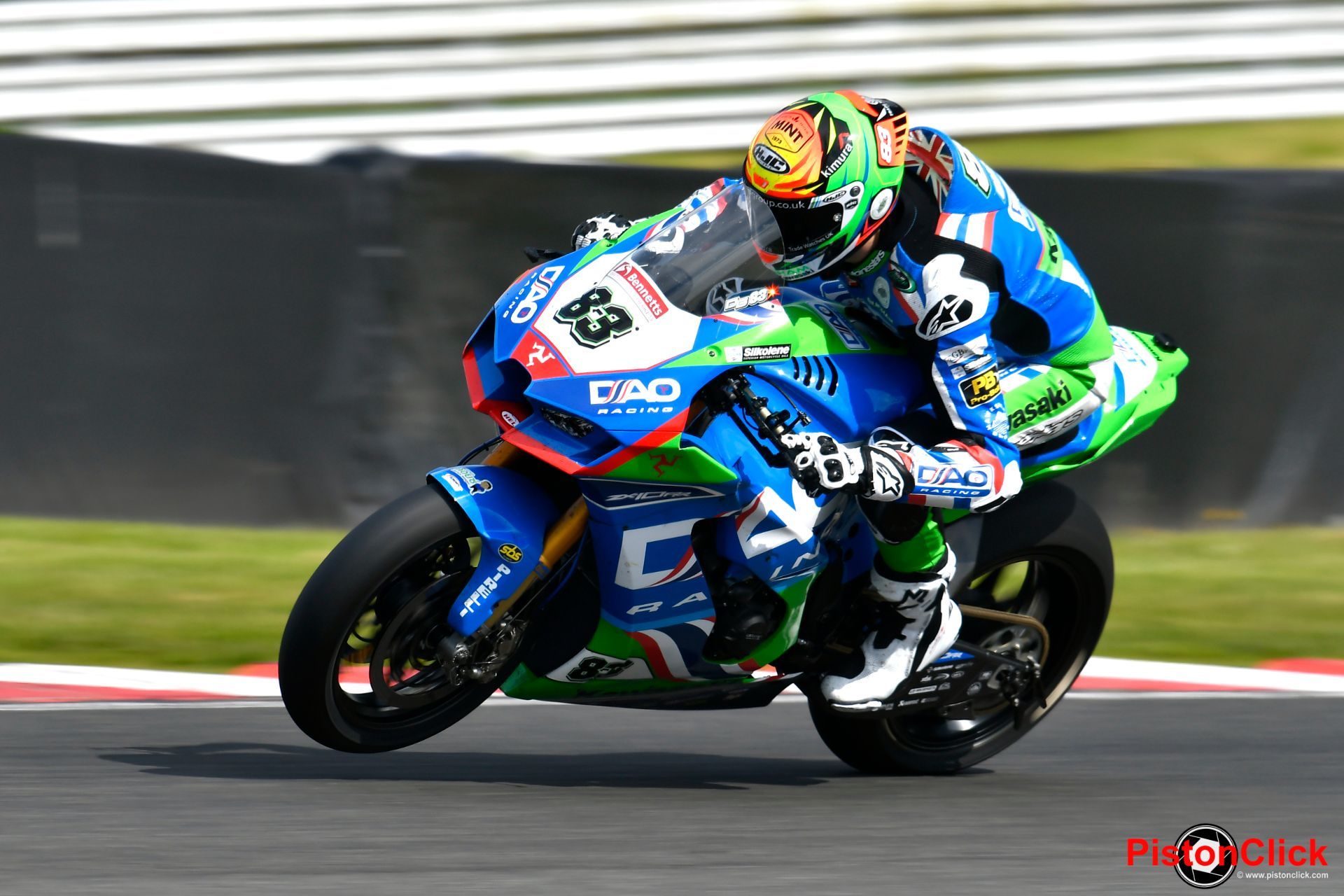 Danny Buchan on the DAO Racing Kawasaki ZX-10RR