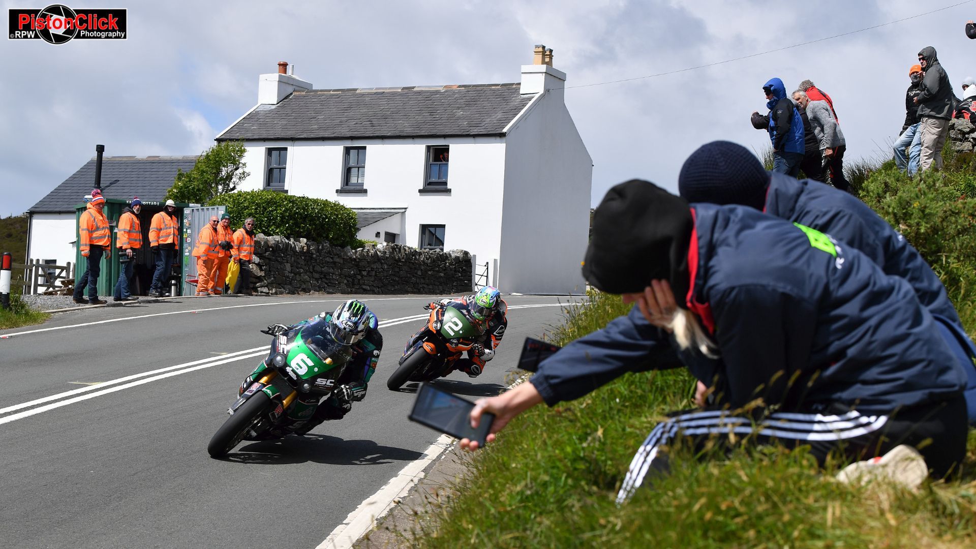 Michael Dunlop wining the super twin race for his 27th IoM TT victory