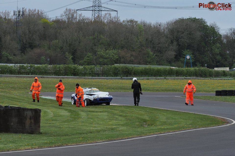 Castle Combe Racing Club MX-5 crash