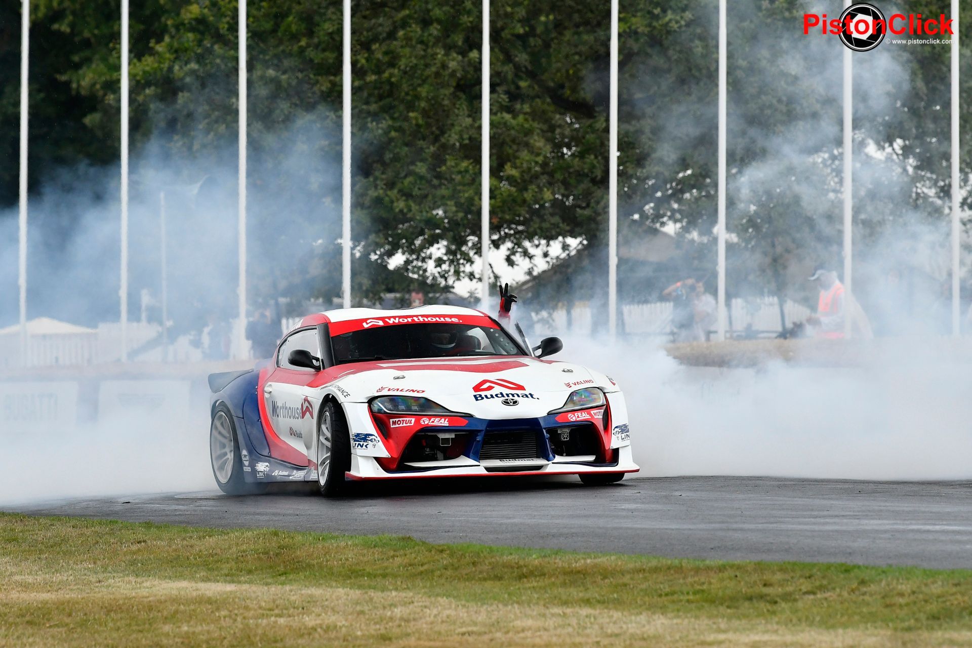 Drift cars at the Festival of Speed Goodwood