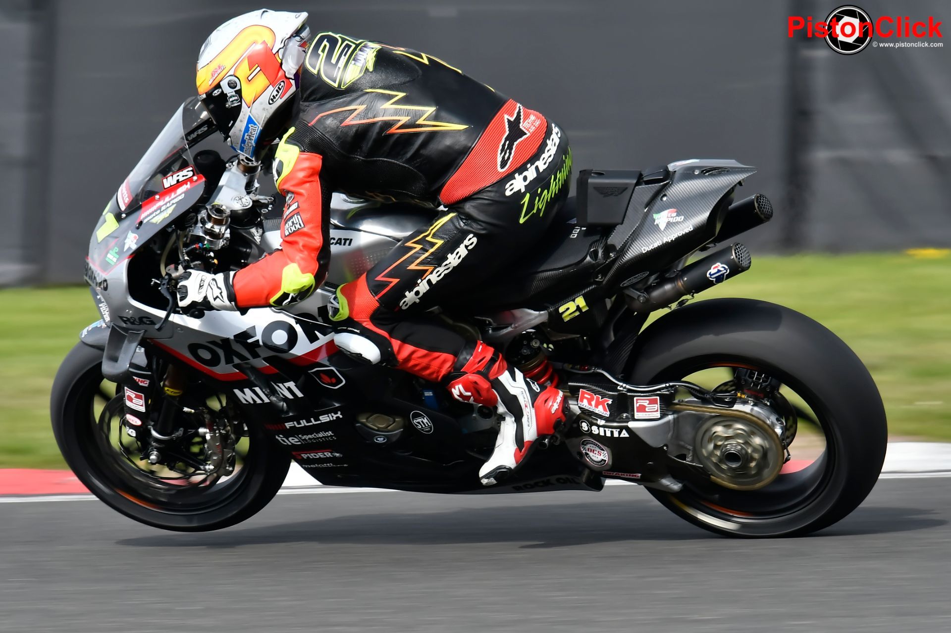 Christian Iddon on the Oxford Racing Products Ducati Panigale V4R at Oulton Park