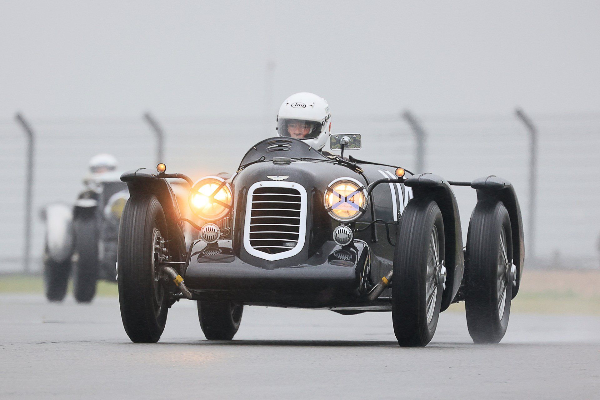 Heinz Stamm - Aston Martin 2 litre Speed winner of the Allcomers Handicap Race.