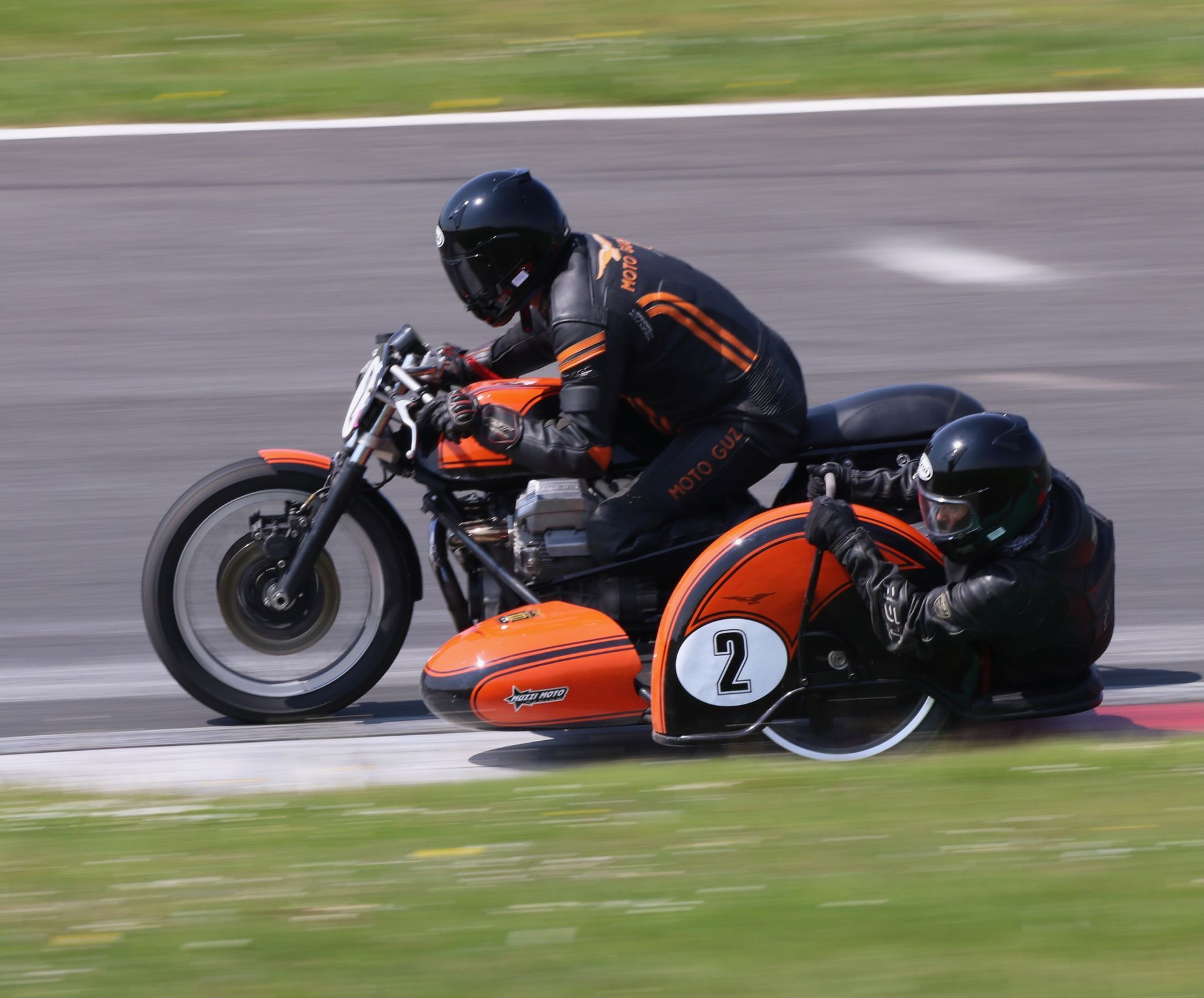British Historic Racing Club sidecars Cadwell Park