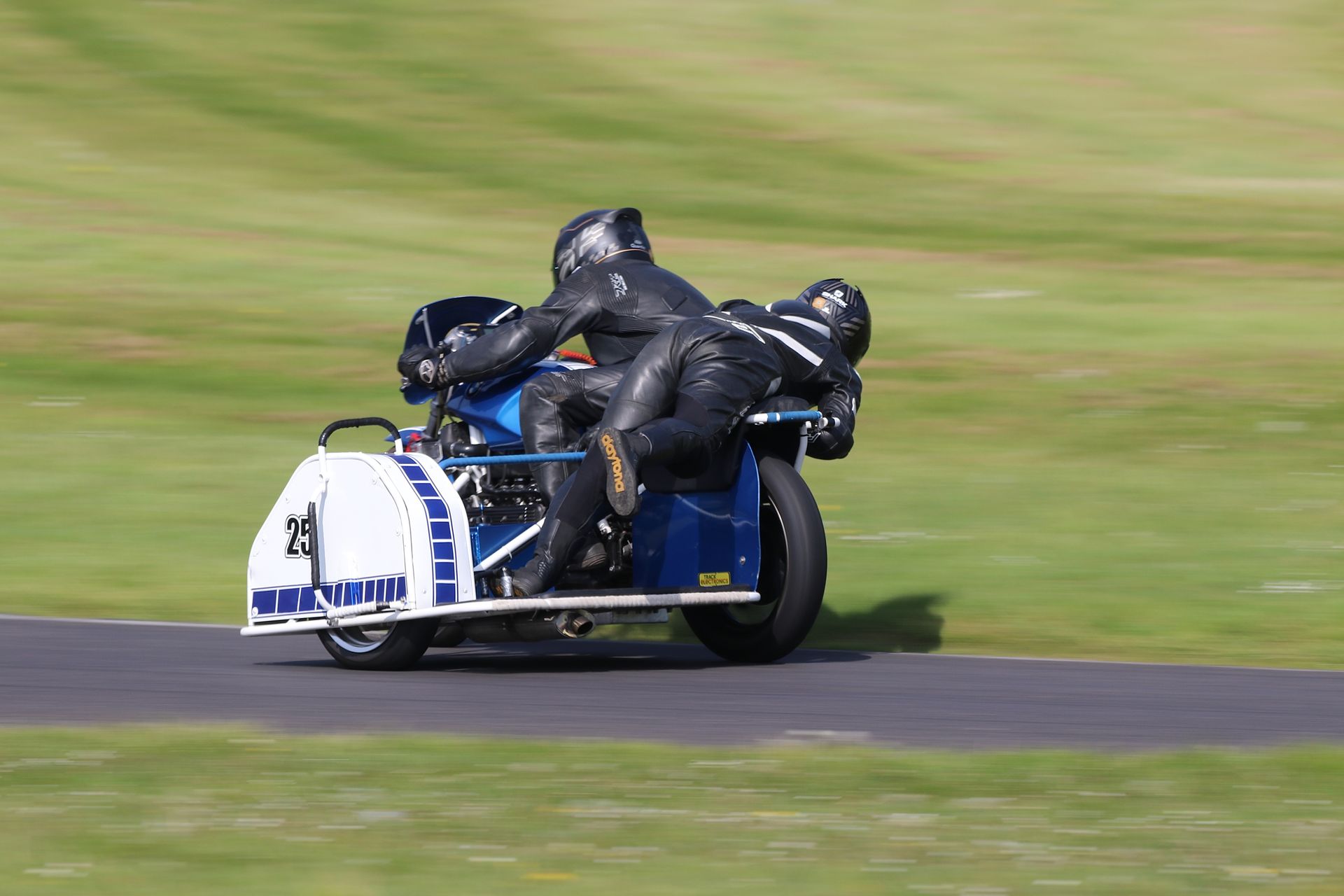 British Historic Racing Club sidecars Cadwell Park