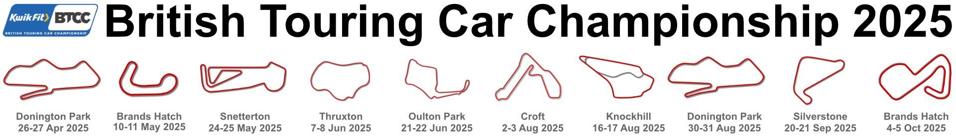 Click to see more BTCC Calendar 2025
